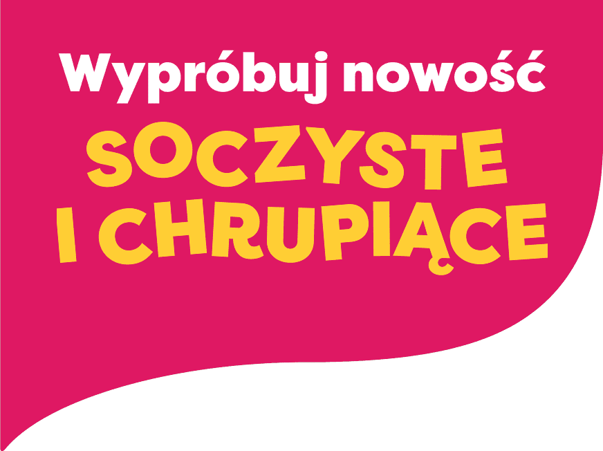 Wypróbuj nowość soczyste i chrupiące